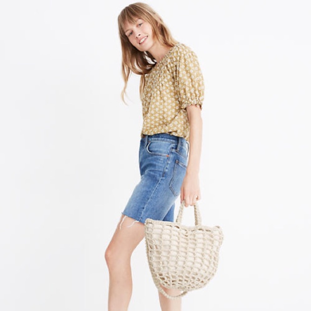 NWOT Madewell The Crocheted Shoulder Bag